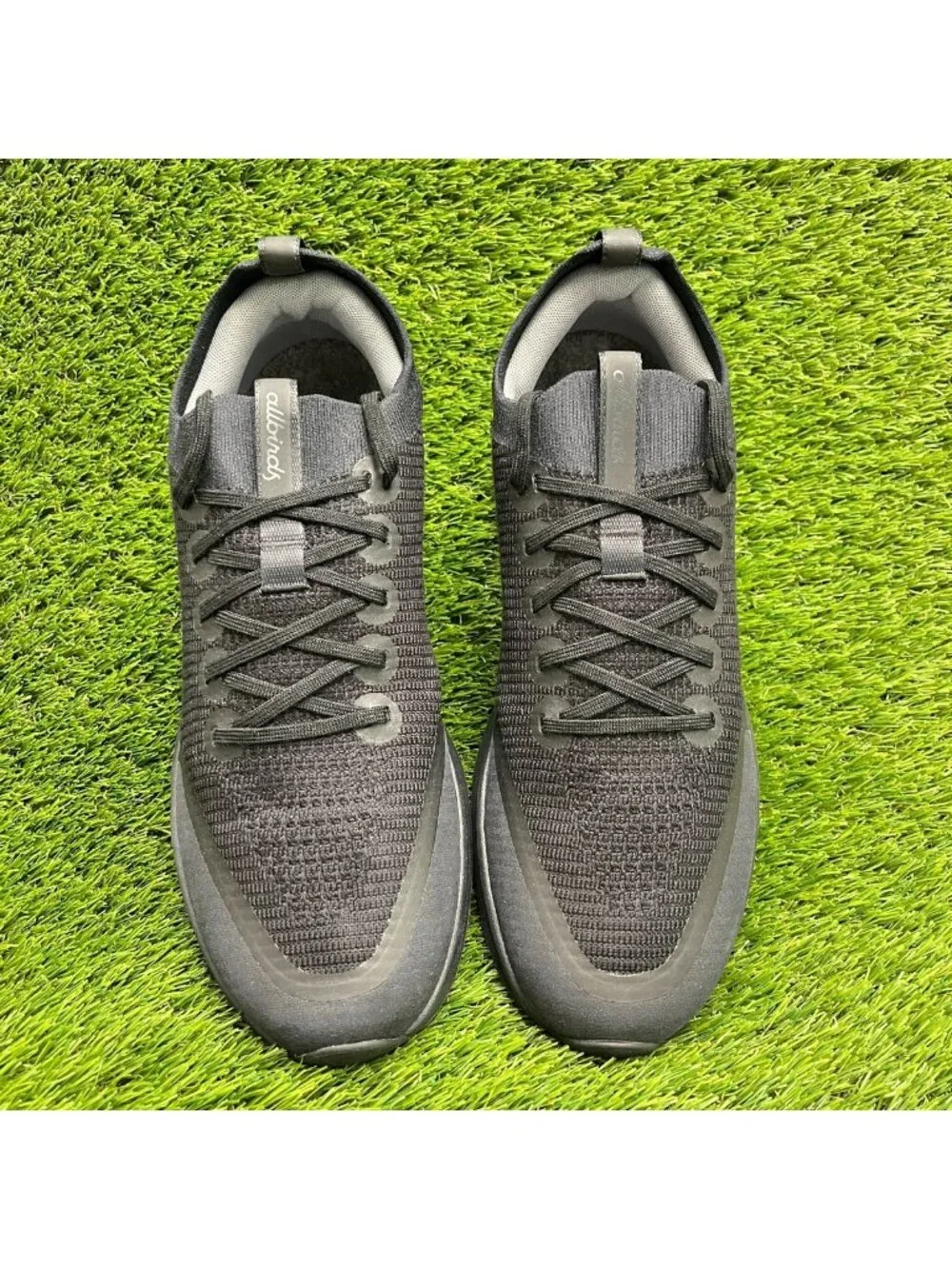 Allbirds Strider Mens Size 12 Triple Black Athletic Running Shoes Sneakers